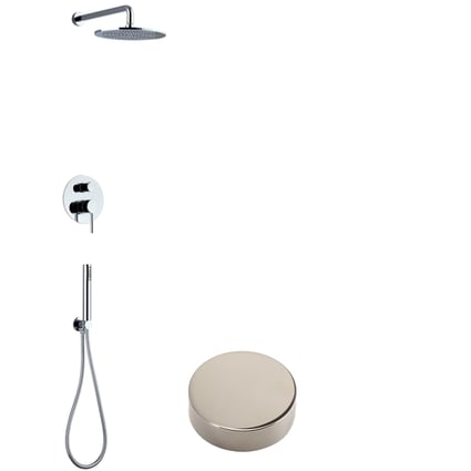 Σετ εντοιχισμού ντους Artist Nickel Matt